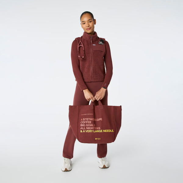 Walnut A Very Large Needle Tote