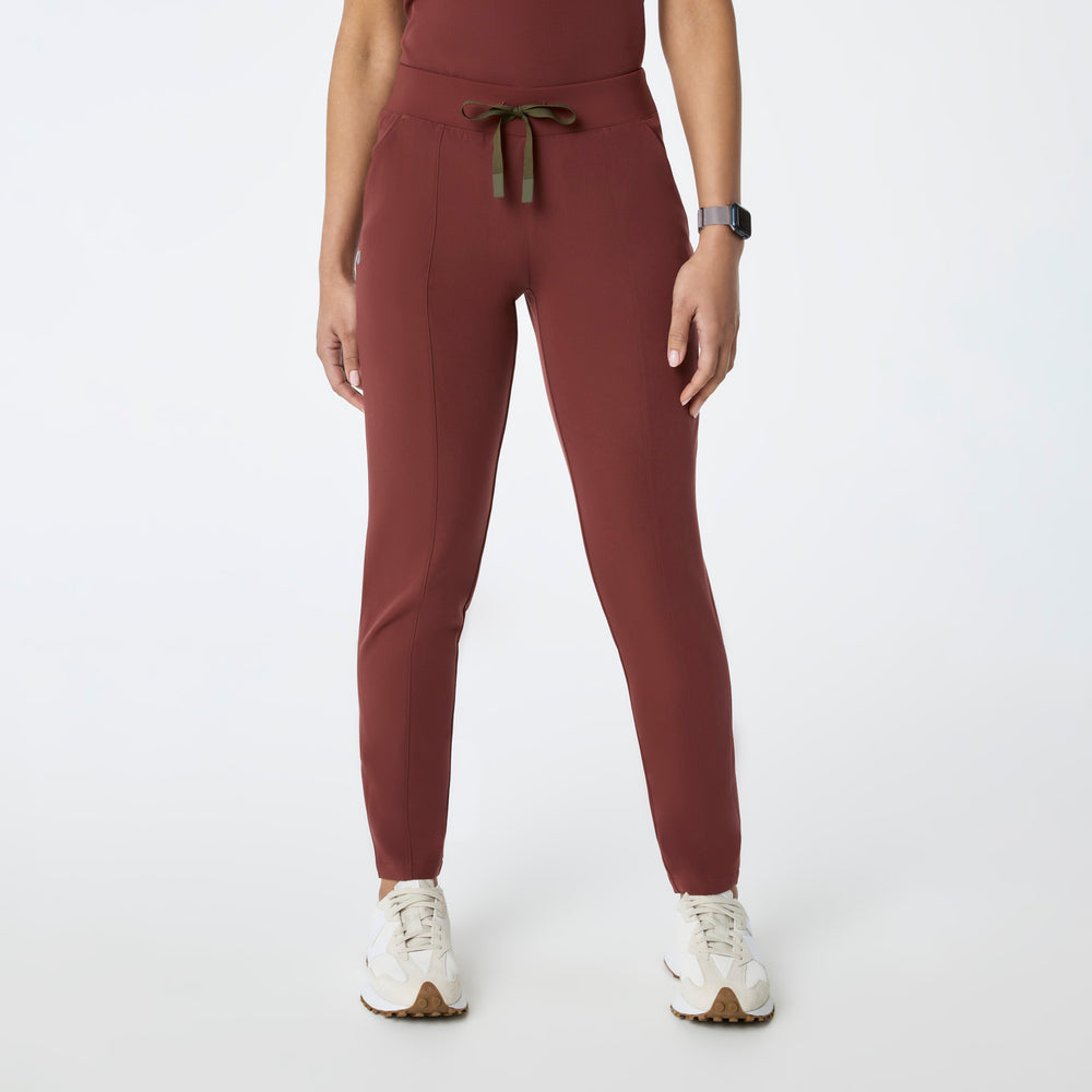 Women's Walnut Victoria Slim Tapered - Tall Scrub Pant