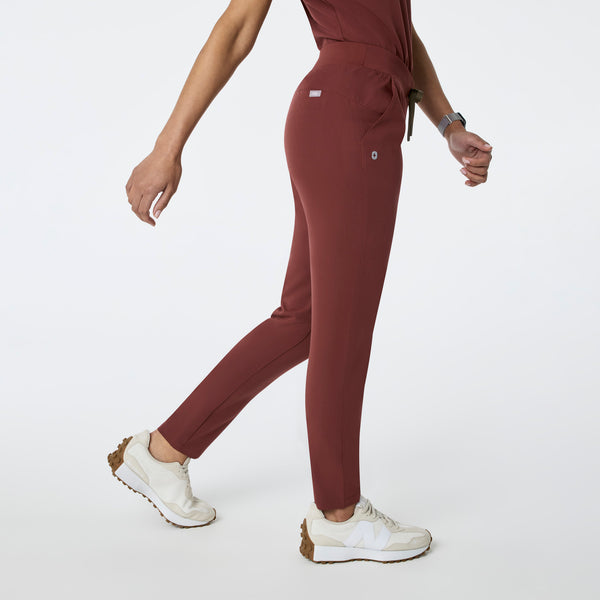 Women's Walnut Victoria Slim Tapered - Tall Scrub Pant