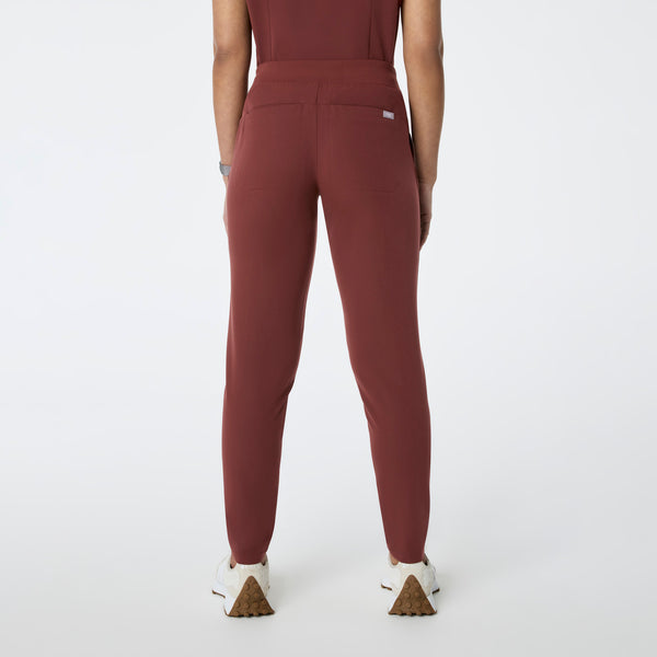 Women's Walnut Victoria Slim Tapered - Petite Scrub Pant