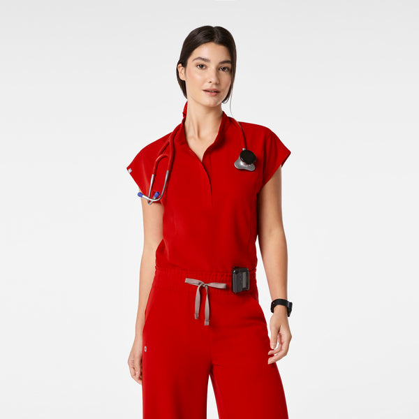 Women's Winning Red Rafaela Brief Scrubbodysuit™