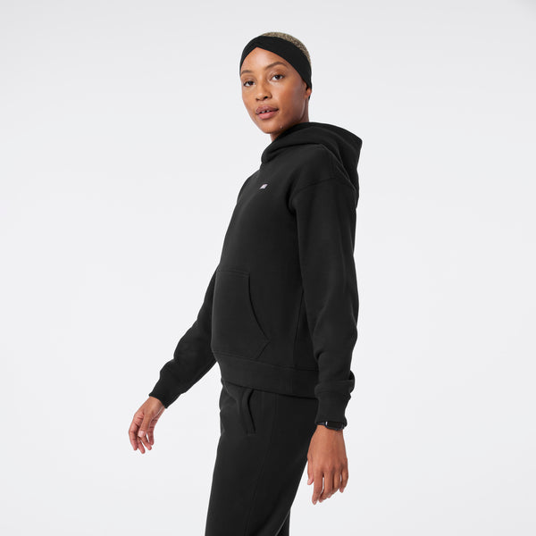 Women's Black Off-Shift - Hoodie Sweatshirt™