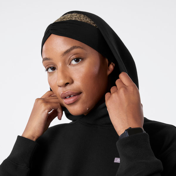Women's Black Off-Shift - Hoodie Sweatshirt™