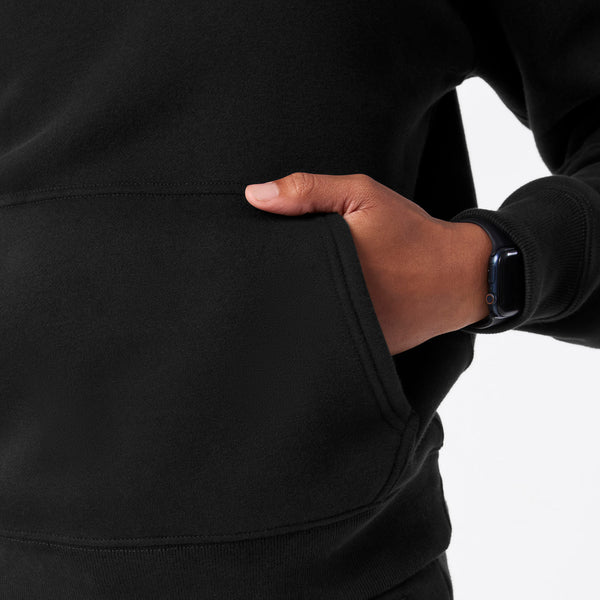 Women's Black Off-Shift - Hoodie Sweatshirt™