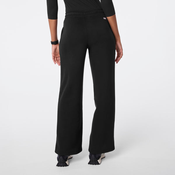 Women's Black Off-Shift Wide-Leg - Sweatpant™