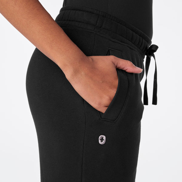 Women's Black Off-Shift Wide-Leg - Sweatpant™