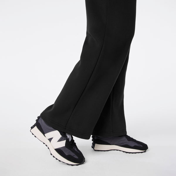 Women's Black Off-Shift Wide-Leg - Sweatpant™