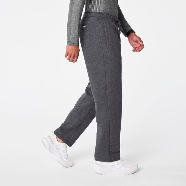 Men's Charcoal Heather Grey Off-Shift Straight-Leg - Sweatpant™