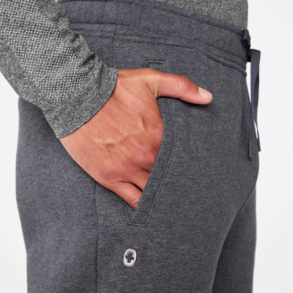 Men's Charcoal Heather Grey Off-Shift Straight-Leg - Sweatpant™