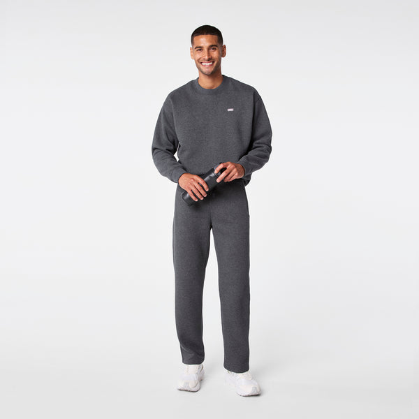 Men's Charcoal Heather Grey Off-Shift Straight-Leg - Sweatpant™