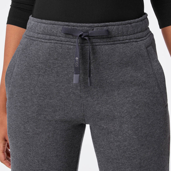 Women's Charcoal Heather Grey Off-Shift Wide-Leg - Sweatpant™