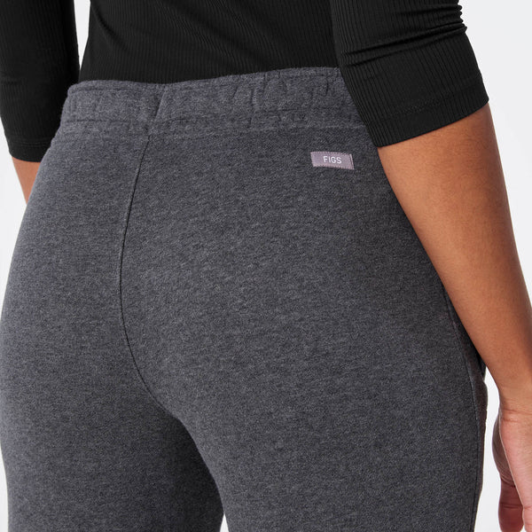 Women's Charcoal Heather Grey Off-Shift Wide-Leg - Sweatpant™