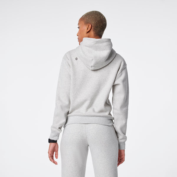 Women's Heather Grey Off-Shift - Hoodie Sweatshirt™