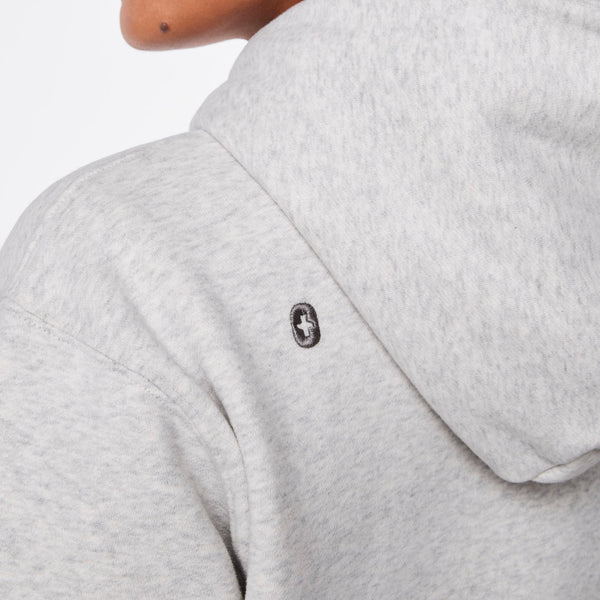 Women's Heather Grey Off-Shift - Hoodie Sweatshirt™
