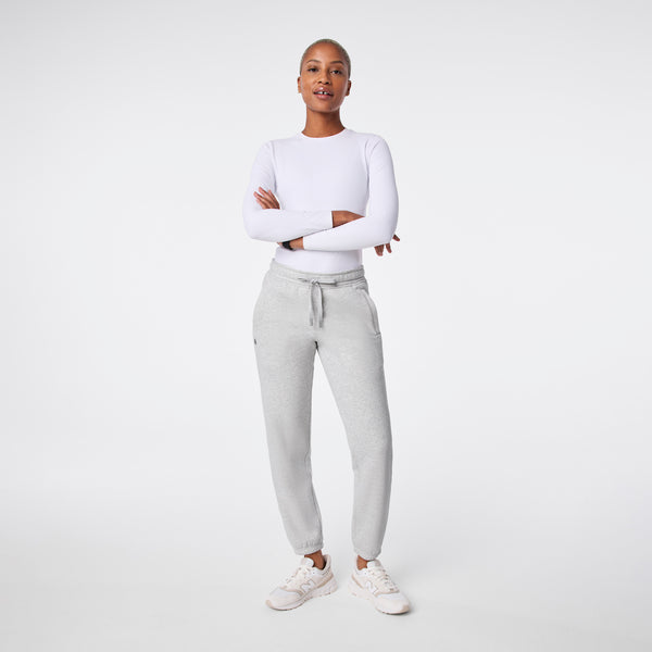 Women's Heather Grey Off-Shift Relaxed - Jogger Sweatpant™