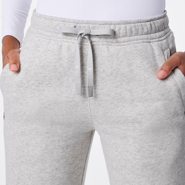 Women's Heather Grey Off-Shift Wide-Leg - Sweatpant™