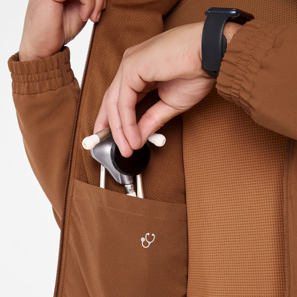 Men's Mocha Cobaki -  Scrub Jacket