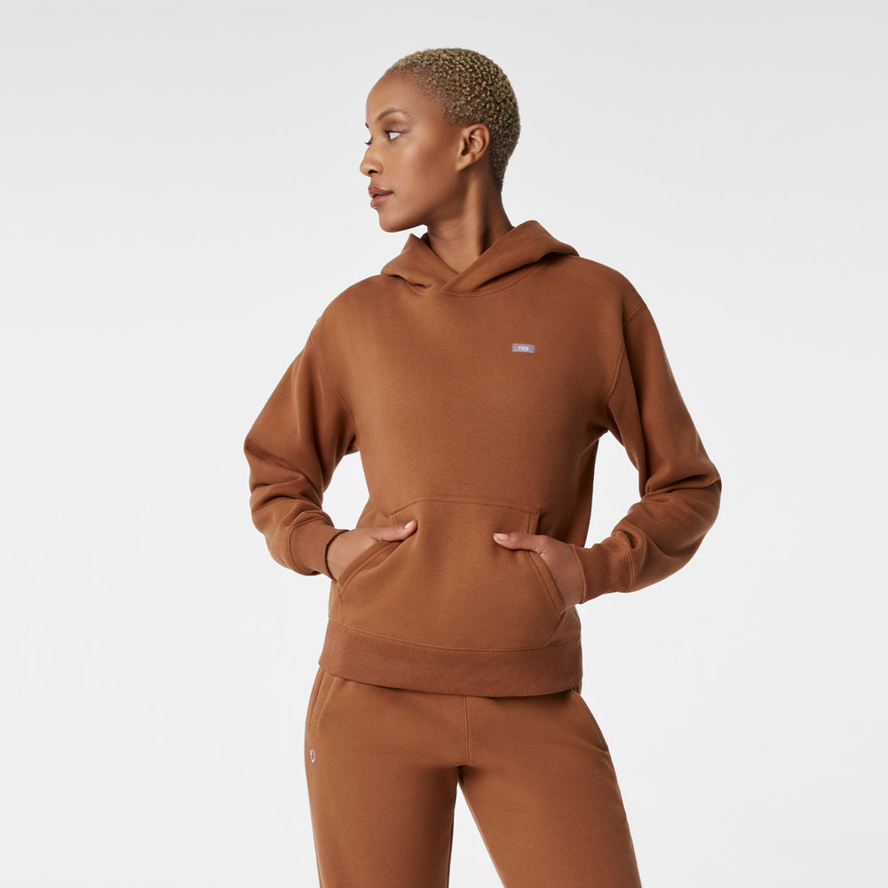 Women's Mocha Off-Shift - Hoodie Sweatshirt™