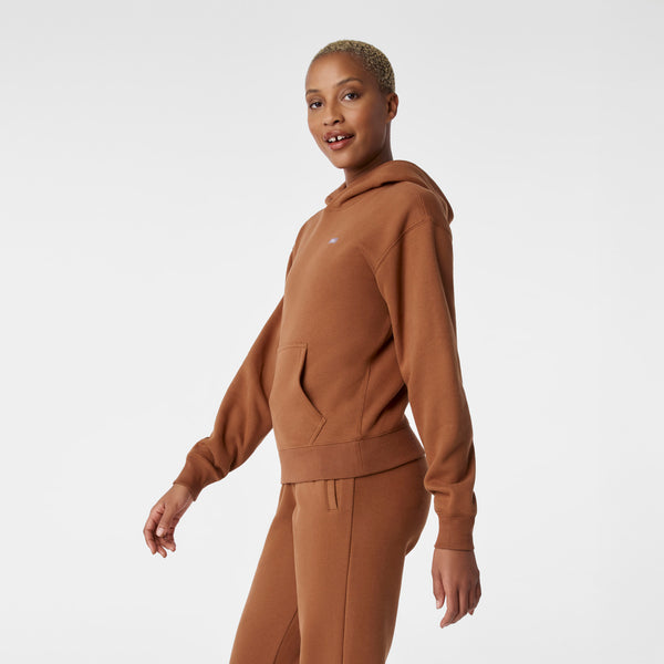 Women's Mocha Off-Shift - Hoodie Sweatshirt™