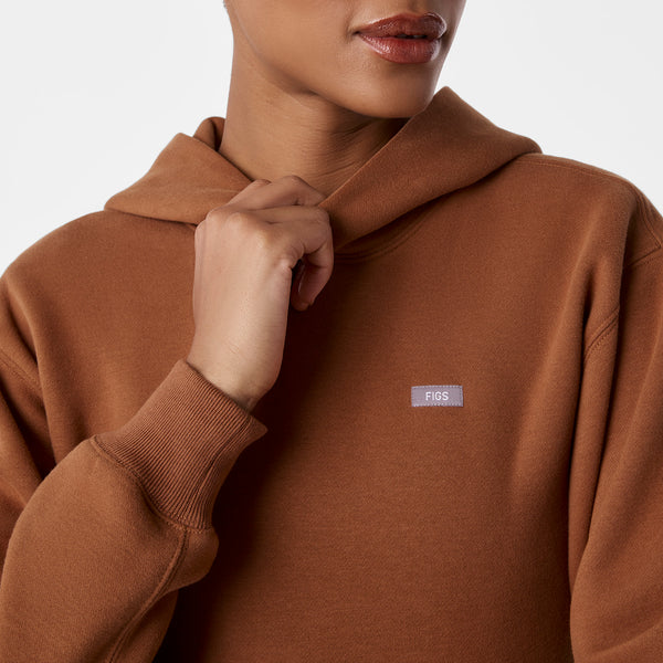 Women's Mocha Off-Shift - Hoodie Sweatshirt™