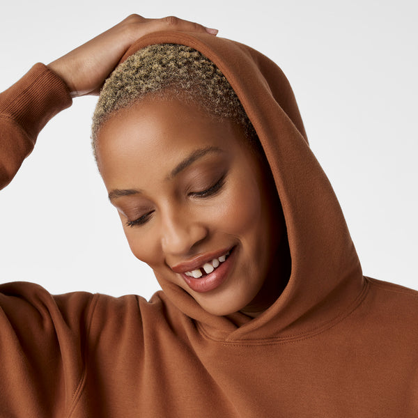 Women's Mocha Off-Shift - Hoodie Sweatshirt™
