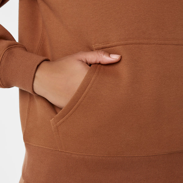 Women's Mocha Off-Shift - Hoodie Sweatshirt™