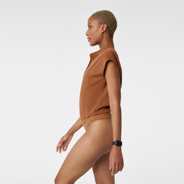 Women's Mocha Rafaela Thong Scrubbodysuit™
