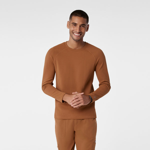Men's Mocha Waffle - Long-Sleeve Underscrub