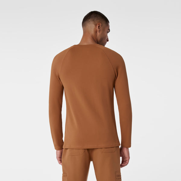 Men's Mocha Waffle - Long-Sleeve Underscrub
