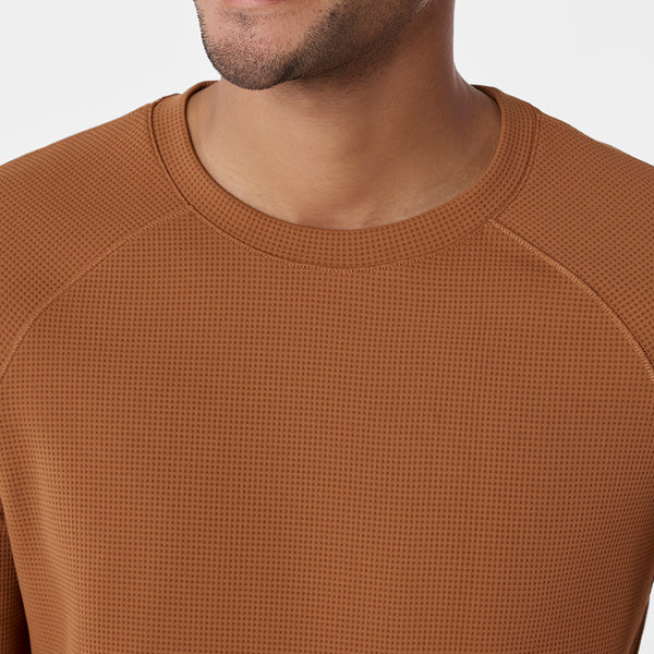 Men's Mocha Waffle - Long-Sleeve Underscrub