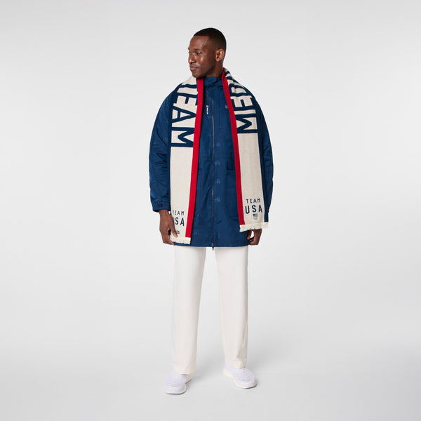 Unisex Off White FIGS x Team USA Knit Scarf