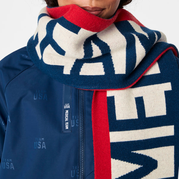 Unisex Off White FIGS x Team USA Knit Scarf