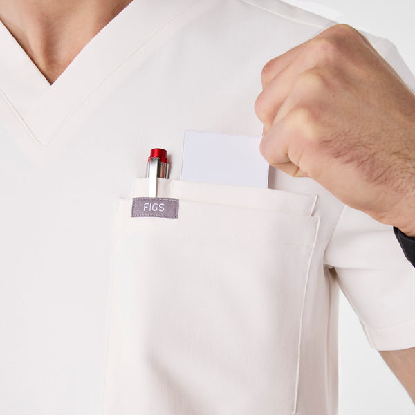 Men's Off White Leon -  Scrub Top™
