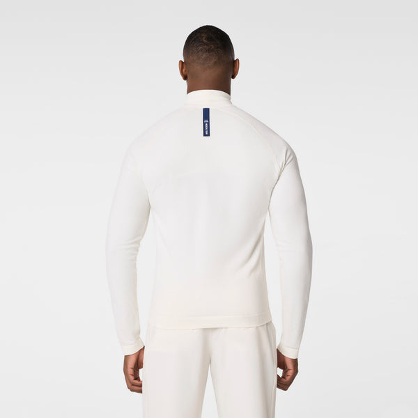 Men's Off White FIGS x Team USA Mock-Neck - Long-Sleeve Underscrub