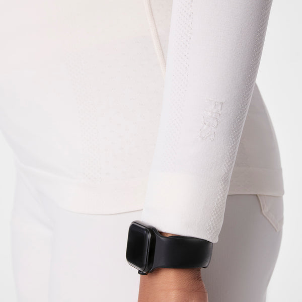 Women's Off White Salta Seamless - Long-Sleeve Underscrub