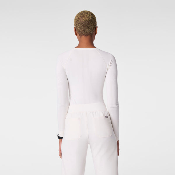 Women's Off White Salta Seamless - Long-Sleeve Underscrub