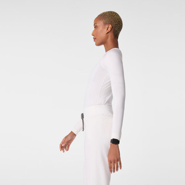 Women's Off White Salta Seamless - Long-Sleeve Underscrub