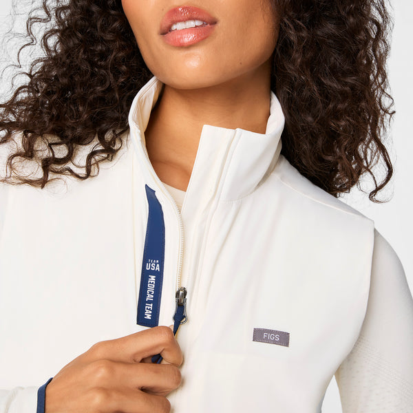 Women's Off White FIGS x Team USA Float Bomber Vest™