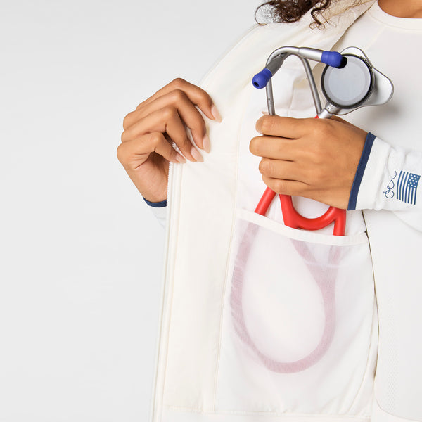 Women's Off White FIGS x Team USA Float Bomber Vest™