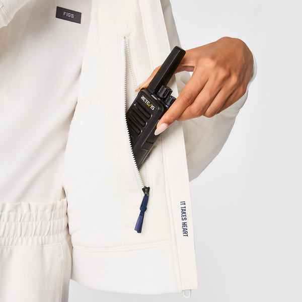 women's Off White FIGS x Team USA On-Shift - Float Bomber Jacket™