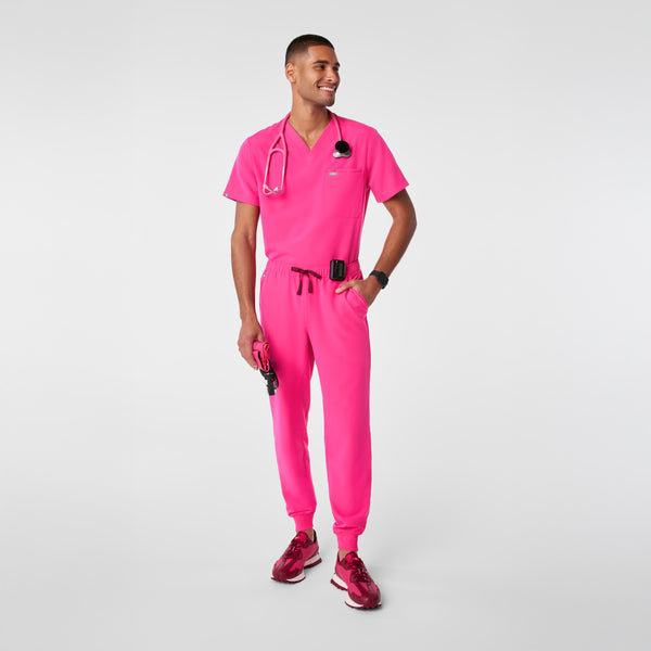 Men's Shocking Pink Tansen - Short Jogger Scrub Pant™