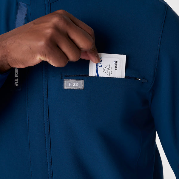 Men's Team USA Blue FIGS x Team USA FIBREx Mock-Neck - Scrubjumpsuit™