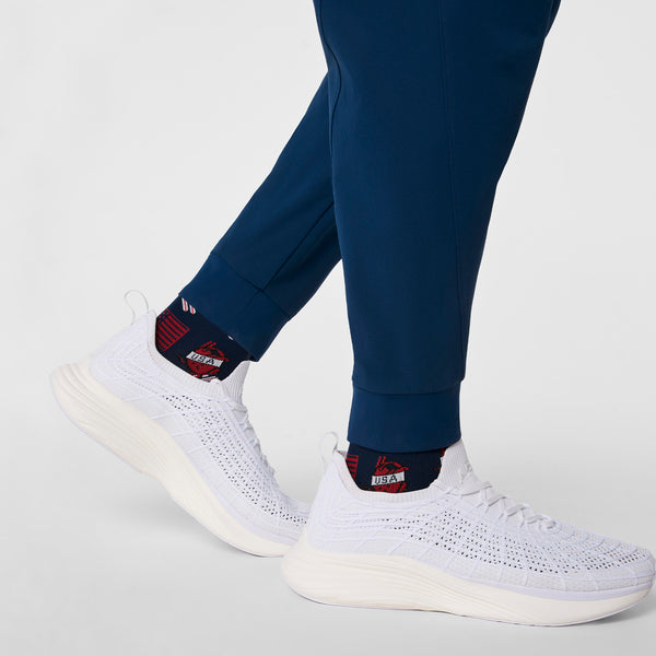 Men's Team USA Blue FIGS x Team USA FIBREx Mock-Neck - Scrubjumpsuit™
