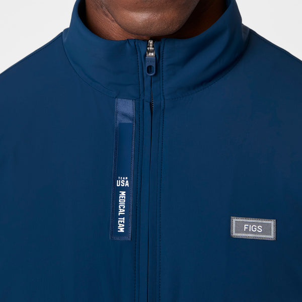 Men's Team USA Blue FIGS x Team USA Float Bomber Jacket™