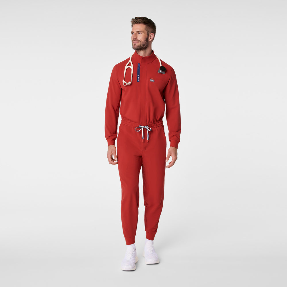 Men's Team USA Red FIGS x Team USA FIBREx Mock-Neck - Scrubjumpsuit™