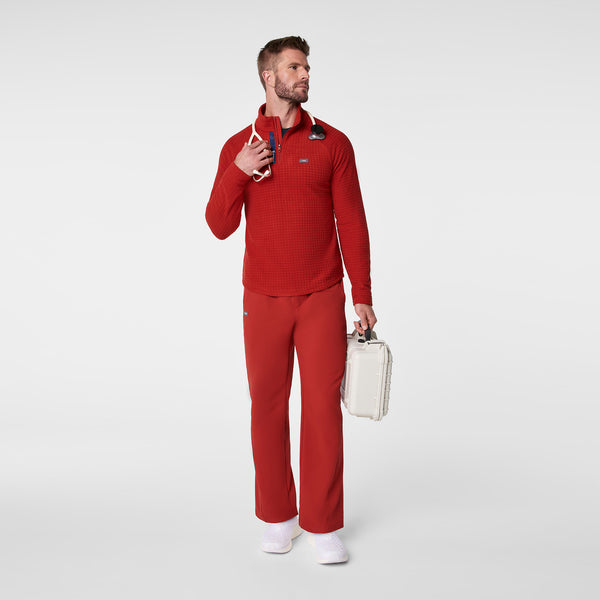 Men's Team USA Red FIGS x Team USA Fleece ¼ Zip Top™