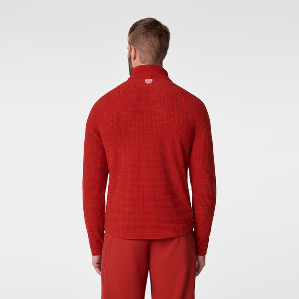 Men's Team USA Red FIGS x Team USA Fleece ¼ Zip Top™