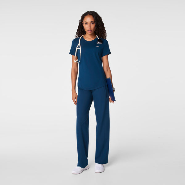 Women's Team USA Blue FIGS x Team USA - Short-Sleeve Underscrub