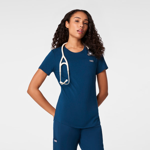Women's Team USA Blue FIGS x Team USA - Short-Sleeve Underscrub