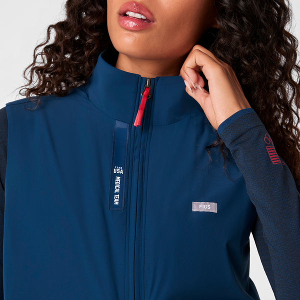 Women's Team USA Blue FIGS x Team USA Float Bomber Vest™